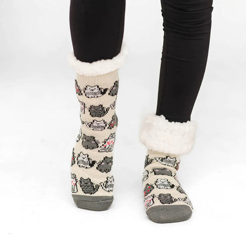 Dr. Johnny's Fuzzy Socks: FTD-CITYCAT-CHAMPAGNE